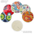 '-10 4.7") PINOWU Nursing Pads Washable Pads + Wet Bag + Wash Bag, Breastfeeding Nipple Pads (Large