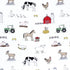 Hudson Baby Unisex Cotton Changing Pad Cover - Farm Design, One Size