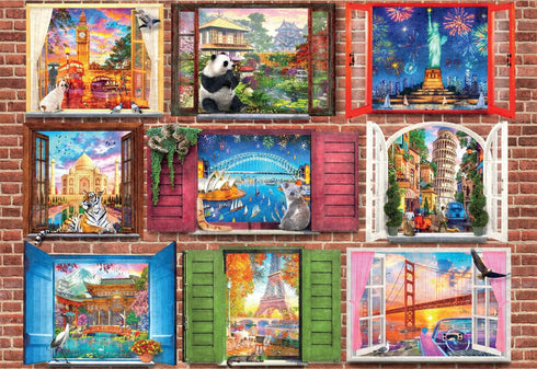 Buffalo Games Dominic Davison Windows Open to The World, 1500 Piece Jigsaw Puzzle for Adults