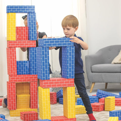 Bankers Box at Play Cardboard Building Blocks - 40 Pack (1230801)