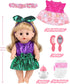12" 3 4 5 6 12 Inch GAGAKU Baby Doll with Hair, Baby Dolls for Girls Years Old, Baby Doll for Toddlers Kids, Baby Dolls