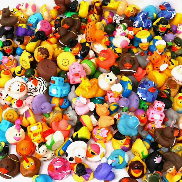 XY-WQ Rubber Duck 100 Pack for Jeeps Bath Toy Assortment - 2.3