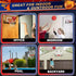 Mini Indoor Basketball Hoop for Door, Over Door Hoop with Large 9 Inch Dunk Rim and 4 Mini Basketballs