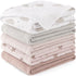 Susurration Muslin Burp Cloths Baby Washcloths 100% Cotton Burp Cloths Baby Girl