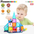 PicassoTiles Magnet Tile Building Blocks, 8 Marine Animal Action Figures Compatible Playset for Kids Toys