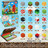 Magnetic Blocks - 100PCS Magnetic Toy World Set - Building Blocks for STEM Montessori Sensory Play for Ages 3-10