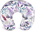 Set Purple Floral Nursing Pillow Cover, Nursing Pillowcase for Baby boy or Baby Girl Ultra Soft Neutral Crib Fitted