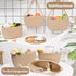3-Tier 4 Hanging Basket, Wall Baskets, Over the Door Organizer with Hooks, Hanging Baskets for Organizing, Woven