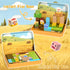 54PCS Set 3-5, 3+ Travel Magnetic Blocks, Mini Magnet Toys for Kids,Magnetic Building Blocks Cube, Portable Magnetic