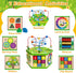 1 12-18 7-in-1 1-2, 1st Wooden Activity Cube for Year old, Month Boys & Girls, STEM Montessori Early Developmental