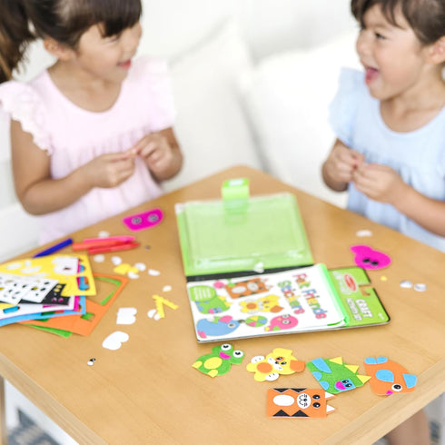 Melissa & Doug On The Go Felt Friends Craft Activity Set, 188 Felt Stickers - FSC Certified