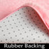 KIXINWA 4.6X4 Pink Hexagon Princess Rug, Ft Castle Play Tent Carpet, Cute Fluffy Rug for Girls Room, Shaggy Soft Non