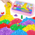AtMini Play Sand with 6 Colored Sands of 11lbs, Including a Sand