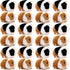 24 Pcs Guinea Pig Stuffed Animal Bulk Plush Dolls with Chain for Kids Party Favors