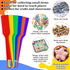 1212 Pcs Magnetic Bingo Wands with Chips - Rainbow Set for Kids Learning, Science, Counting, Sorting Activities