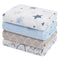 Softan Muslin Swaddle Blankets for Baby Girl & Boy, 47X47In Receiving Blankets