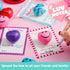 28 Packs JOYIN Heart Shape Stress Ball with Cards Stress Relief Fidget Toy for Valentine Party Favors, Classroom Prize