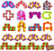 24PCS Wacky Tracks Fidget Toys, 11 inch Sensory Snake Chains for Autism