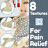 8 3M+, Dolphin Silicone Teether Toy with Texture Zones, Easy Grip for Little Hands, Ages Babys Aid (Olive)