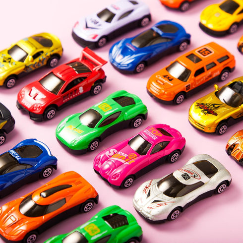 28-Count JOYIN Valentines Day Gifts Cards, Valentine's Greeting Cards for Kids with Die-Cast Racing Cars Valentine