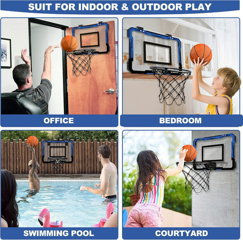 QDRAGON Mini Basketball Hoop for Indoor Fun