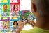 JA-RU Classic Card Games for Kids (4 Pack) Go Fish, Old Maid, Hearts & Crazy 8s, Bright Design