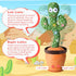 Baby Talking Cactus Toy, Dancing Cactus Repeats What You Say, Infant Sensory Toys for Ages 0-2, Funny Gifts