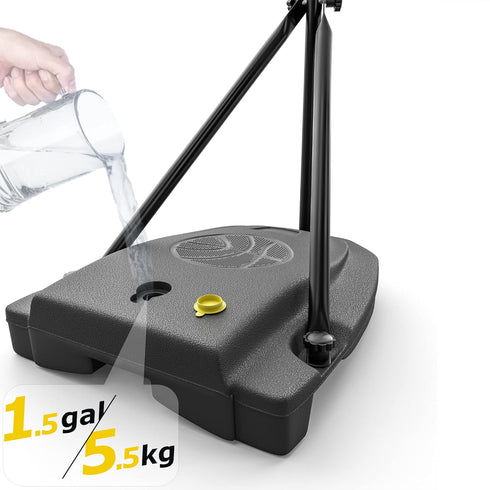 Kids Basketball Hoop Indoor Outdoor, Portable Adjustable Height 3.6ft-6.2ft for Boys Girls Age 3-8 Sports Toy