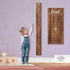 Rustic Wooden Growth Chart Ruler for Kids - Farmhouse Design