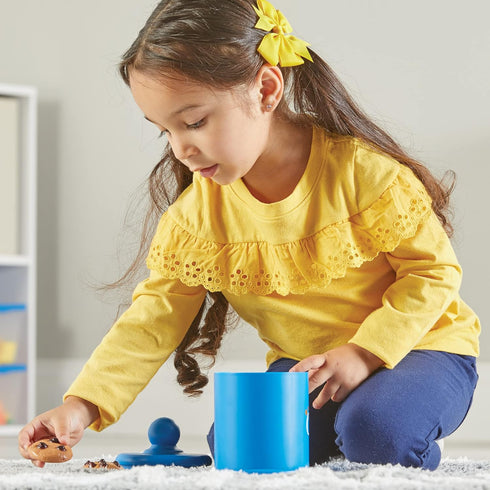 Counting Learning Resources Smart Cookies - Chocolate Chip Play Food, Preschool Activities, Toddler Sensory Toy, Play