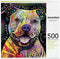AQUARIUS - Dean Russo Beware Pit Bull - 500 Piece Jigsaw Puzzle