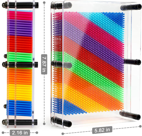 3D Pin Art Toy, Sensory Pin Art Board for Kids, Fidget Toys for Ages 3-10+ Years Old