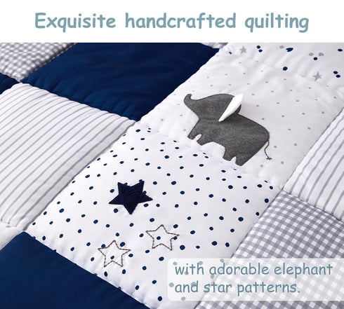 59 x71 UTEX Baby Play Mat for Floor, Playpen Mat, Thick Cushioned Play Mat for Baby and Infants, Non-Slip & Machine