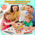 WhimsiPlay 42 3 4 5 6 Counting Montessori Wooden Board Game, Colorful Sticks Dice Games for Kids Years, Math Learning