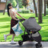 Haskirky 2 Watercolor Marble Blue Pcs Cloth Diaper Wet Dry Bags,Waterproof and Washable Bag for Travel Reusable Wet Bag