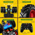 Set 8-Wheel 3-9, Uarzt Remote Control Tractor Toy with Trailer | Metal Front & Front Loader Farm Vehicle with Lights