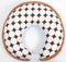 Dots Blue/Chocolate Nursing Pillow Cover Only