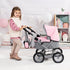 67 41 68 1300800 Bayer Design Baby Doll Trendy Pram in Grey/Pink, x x centimeters