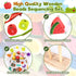 2 3 4 2-5 Montessori Wooden Beads Stacking Toys: Year Old Boys Girls Birthday Gifts - Toddler Sequence Game & Sorting