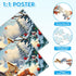 BraniacBits 4-Packs 100 5-8 4-6 6-8 8-10 Piece Puzzles - Four Seasons Scenery Large Piece Puzzles for Senior Adults