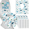 DEEKI Disposable Toilet Seat Covers for Kids & Adults,Protect from Public Toilets While