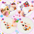 600Pcs Haooryx Bunny Egg Sticker Rolls - Easter Rabbit Animal Egg Make A Face Stickers Cute Make Your Own Self Adheisve