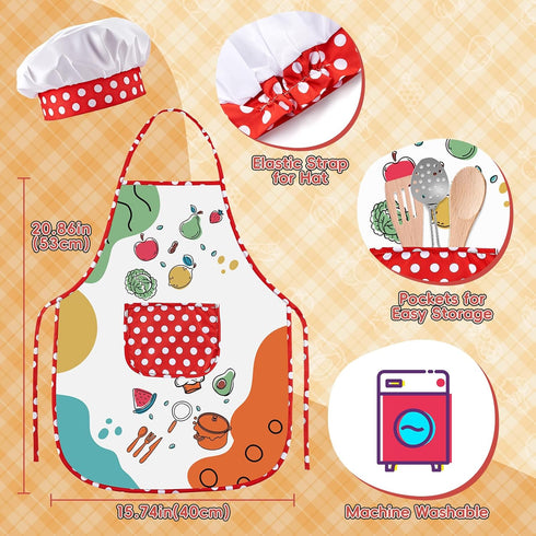 Set, Playset 2 Play Kitchen Accessories, Large Stainless Steel Toddler Cooking Kids Kitchen with Cutting Play Food