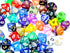 50-Pack D6 D12 D20 6 12 20 (D10, SmartDealsPro Sided Dice Polyhedral Dice with Pouch for DND RPG MTG Table Game Mix