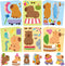 CY2SIDE Capy Face Stickers Sheets - 36PCS Cute Cartoon Animal Make a