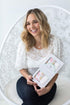 Set 2, Amazing Baby Silky Swaddle Muslin Blankets, of Bamboo Viscose, Petals and Dots, Pink