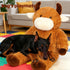 32-Inch Giant Highland Cow Plush Toy - Fluffy Stuffed Animal Gift for Kids