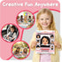 2 Pack 3+ ArtCreativity Women Magnetic Drawing Face - - Vintage Retro Toys, Travel Toys for Kids, Magnet Drawing Doodle