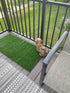 Kidkusion Deck Guard, 16' L x 38" H, Outdoor Balcony and Stairway Safety Net, Black