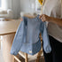 mushie Long Sleeve Baby Bib, Mess Free & Waterproof Fabric for Toddlers, Adjustable Fit 6-24 Months